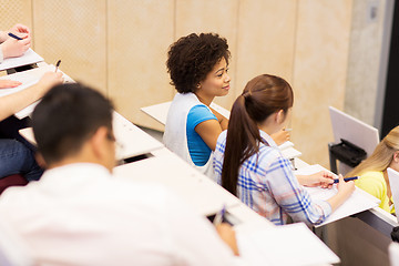 Image showing group of international students in lecture hall