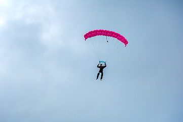 Image showing Colorful parachute