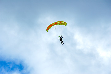 Image showing Colorful parachute