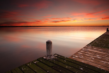 Image showing Sunrise skies at Berkeley Vale Central Coast Australia