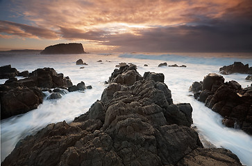 Image showing Minnamurra and Stack Island