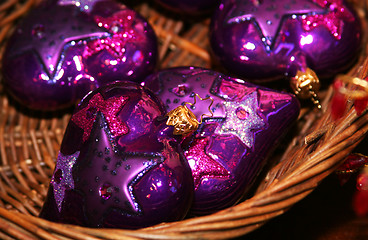 Image showing Violet christmas