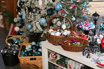 Image showing Christmas shop