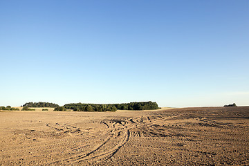 Image showing plowed agricultural field