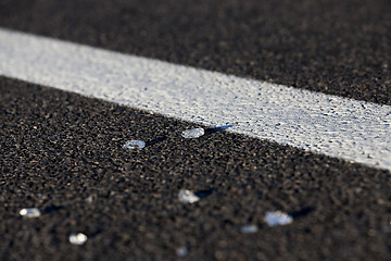 Image showing glass on the pavement