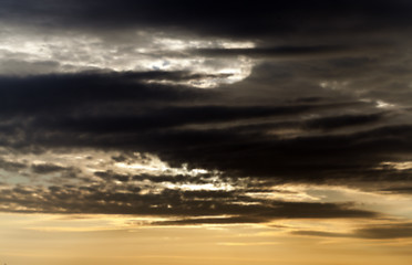 Image showing the sky during sunset