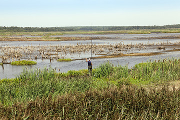 Image showing moorland, summer time