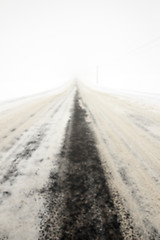 Image showing road in winter