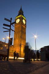 Image showing BigBen at Night