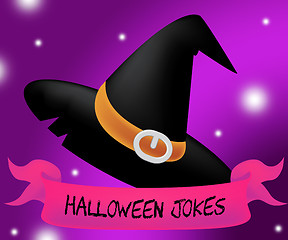 Image showing Halloween Jokes And Funny Haunting Gags 3d Illustration