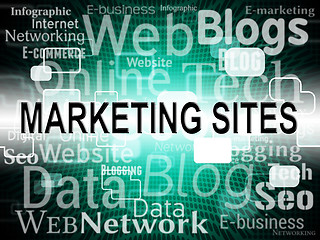 Image showing Marketing Sites Shows Seo Www And Optimization