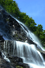 Image showing Horsetail waterfall