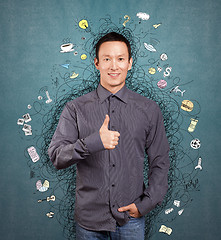 Image showing Man Got An Idea