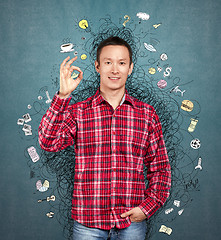 Image showing Man Got An Idea