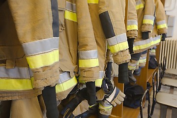 Image showing Fire fighter clothes