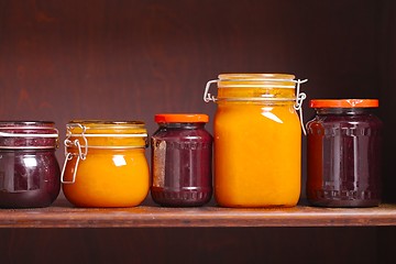 Image showing Jars of Jam