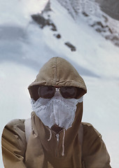 Image showing mountain man in mask