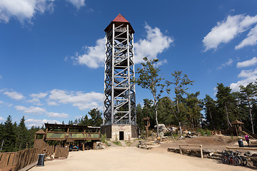 Image showing Lookout tower U Jakuba, Czech Republic