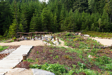 Image showing rest area near Lookout tower U Jakuba, Czech Republic