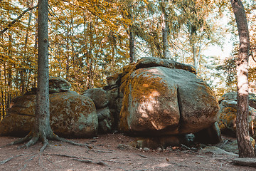 Image showing rock formation Devil Ass, Czech Canada