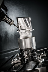 Image showing Metalworking CNC milling machine.