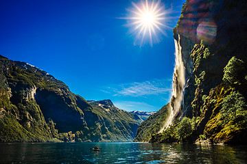 Image showing Waterfall Seven Sisters.