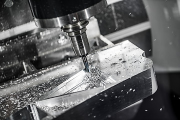 Image showing Metalworking CNC milling machine.