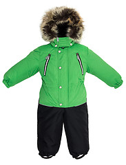 Image showing Childrens snowsuit fall