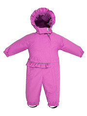 Image showing Childrens snowsuit fall