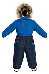 Image showing Childrens snowsuit fall