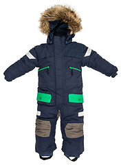 Image showing Childrens snowsuit fall