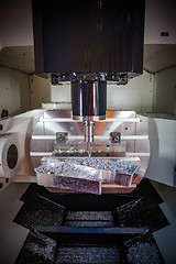 Image showing Metalworking CNC milling machine.