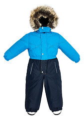 Image showing Childrens snowsuit fall