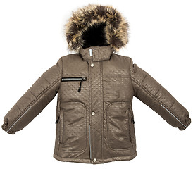 Image showing Warm jacket isolated