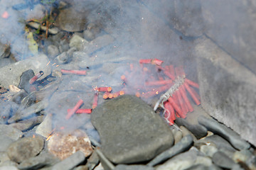 Image showing exploding firecrackers