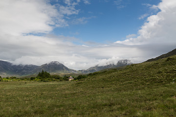 Image showing county house on plain of connemara in ireland