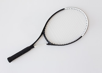 Image showing close up of tennis racket