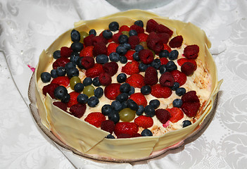 Image showing creamy cake