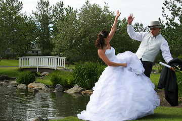 Image showing bridal fun