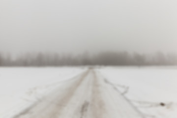 Image showing road in the winter