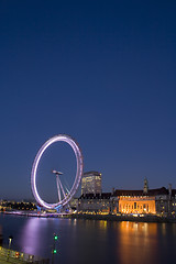 Image showing London at night