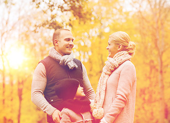 Image showing happy family in autumn park