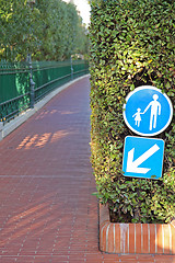 Image showing Pedestrian Path