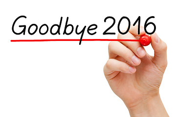 Image showing Goodbye Year 2016