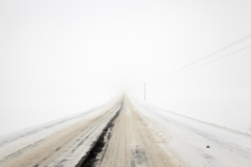 Image showing road in winter