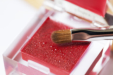 Image showing red women\'s cosmetics