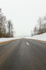 Image showing road in the winter