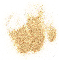 Image showing sand on white