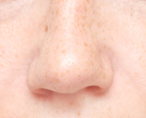 Image showing macro shot of nose