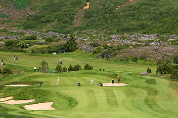 Image showing waiting their turn